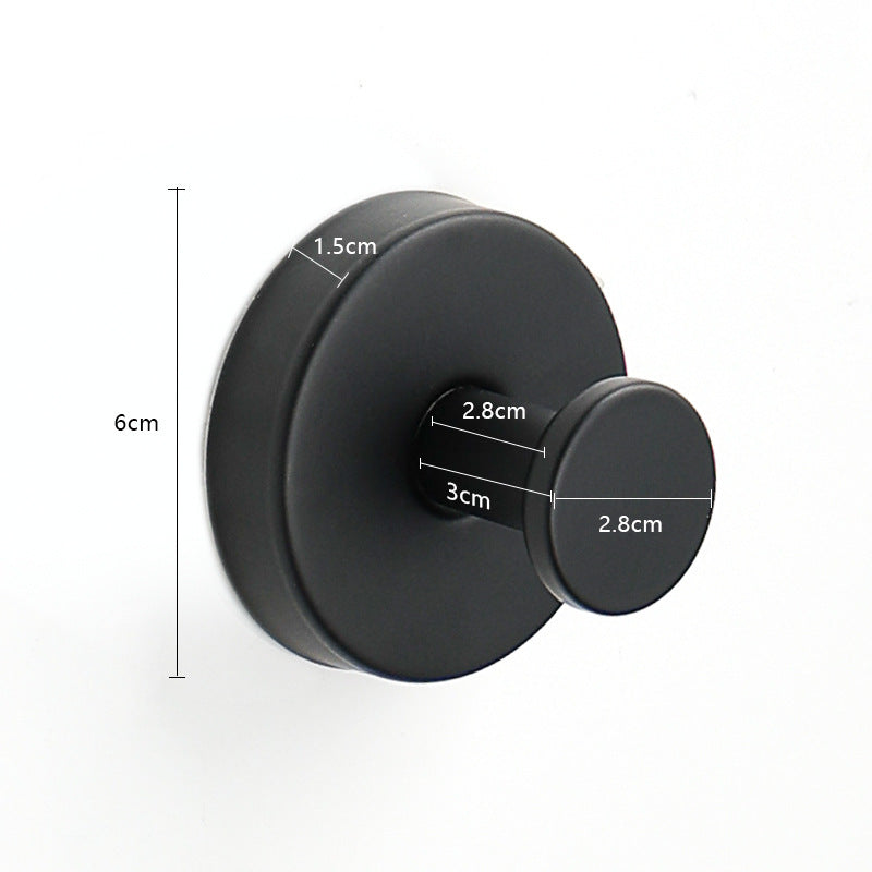 Stainless Steel Suction Cup Wall Hook | No-Drill Bathroom & Kitchen Organizer