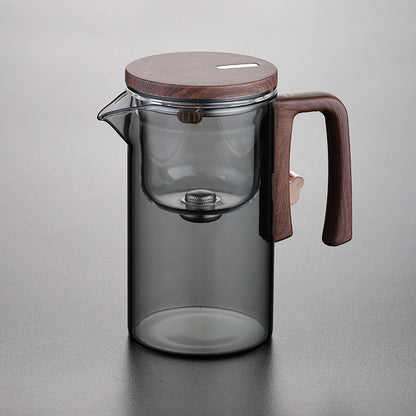 Glass Teapot with Magnetic Infuser Filter | Heat-Resistant Tea Brewing Set (520ml / 720ml)