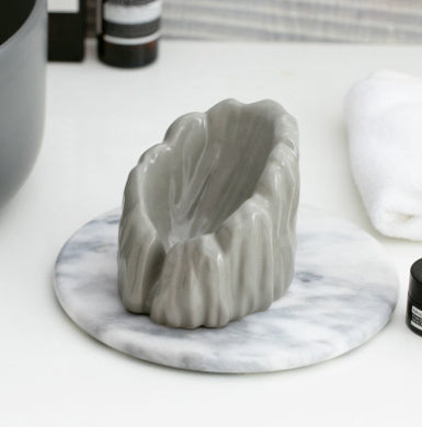 Minimalist Ceramic Drain Soap Holder