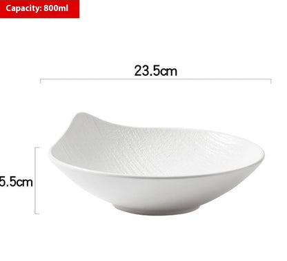 Modern Ceramic Salad & Dessert Bowl