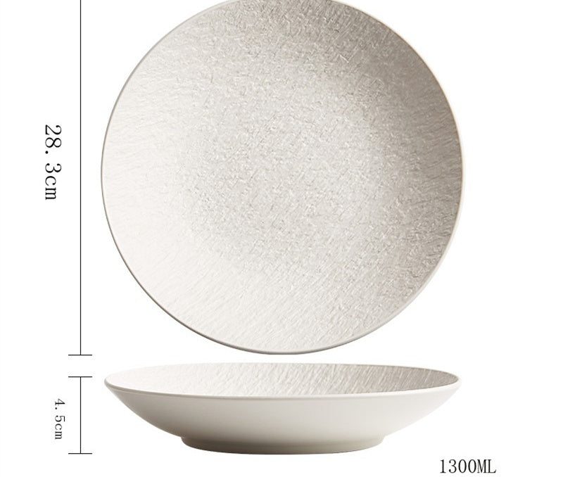 Modern Ceramic Salad & Pasta Plate