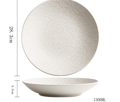 Modern Ceramic Salad & Pasta Plate