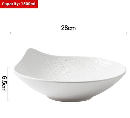 Modern Ceramic Salad & Dessert Bowl
