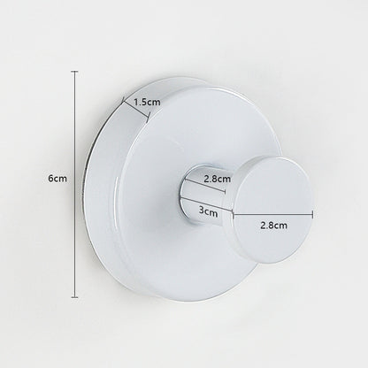 Stainless Steel Suction Cup Wall Hook | No-Drill Bathroom & Kitchen Organizer