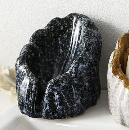 Minimalist Ceramic Drain Soap Holder
