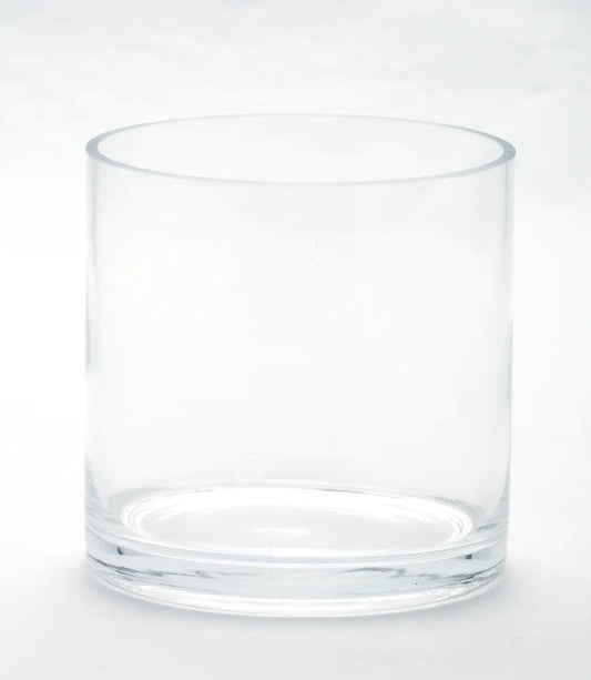 Clear Glass Cylinder Vase