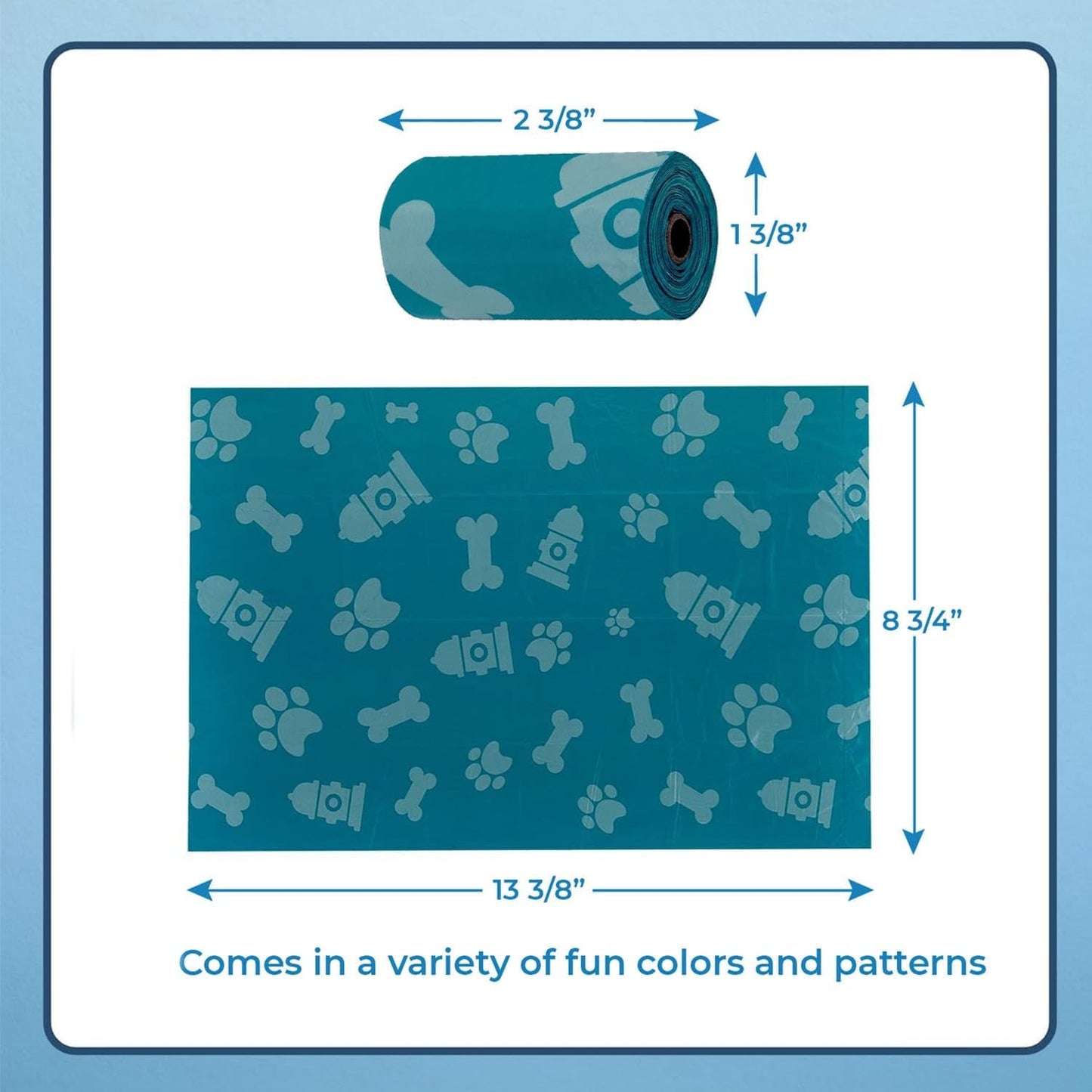 Pet Waste Bag (Set of 24 Rolls with Bag)