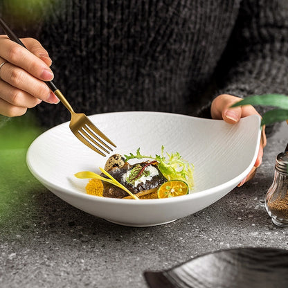 Modern Ceramic Salad & Dessert Bowl