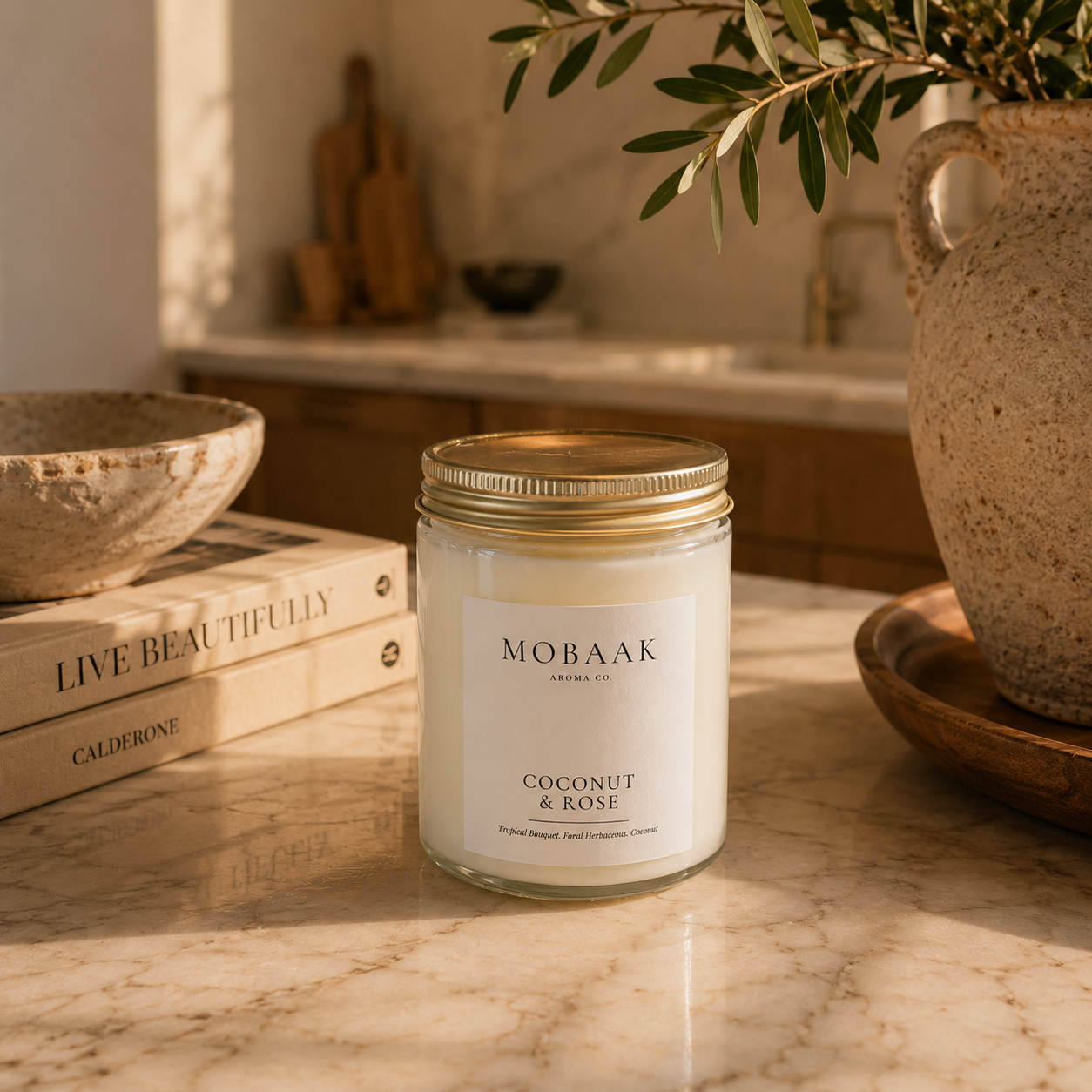 Coconut & Rose Candle