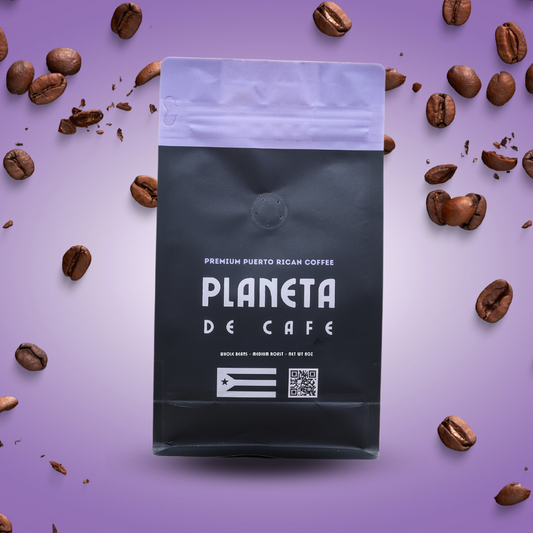 Puerto Rican Medium Roast Coffee  - Whole Bean (8 Oz)