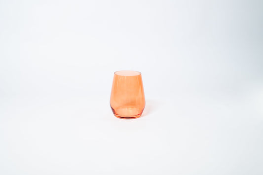 Aperol Orange - Stemless Colored Wine Glass