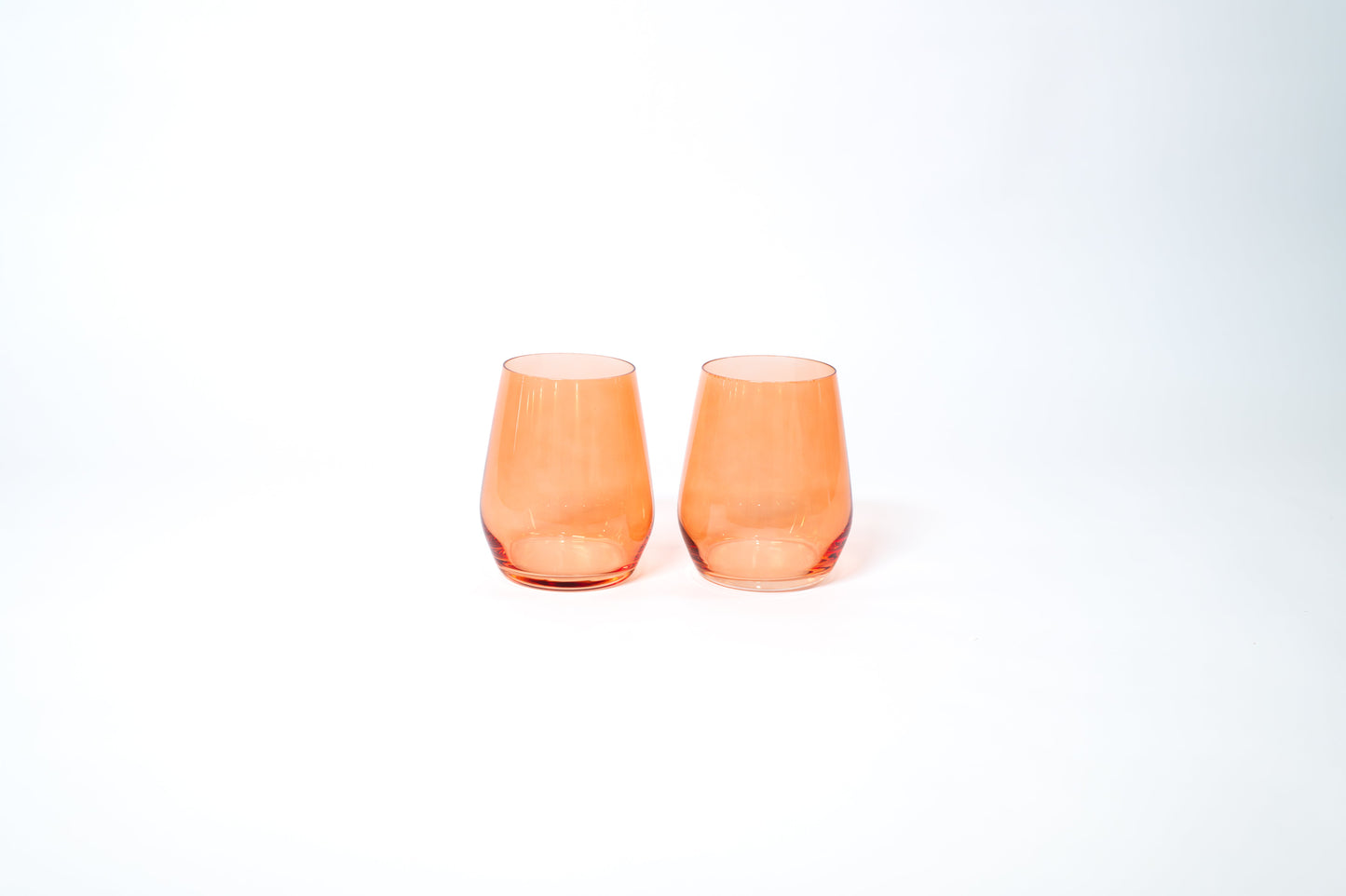 Aperol Orange - Stemless Colored Wine Glass