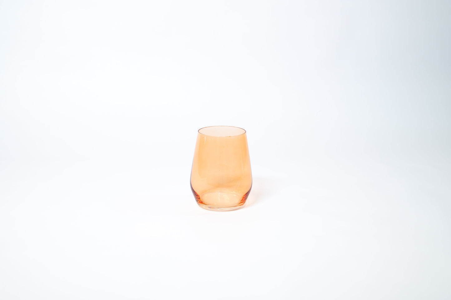 Creamsicle - Stemless Colored Wine Glass