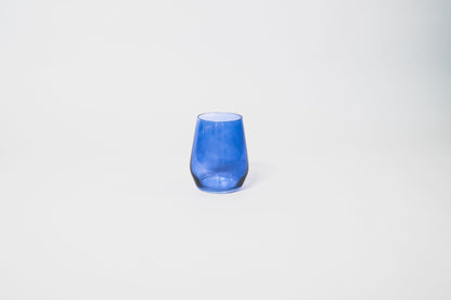 Indigo-go - Stemless Colored Wine Glass