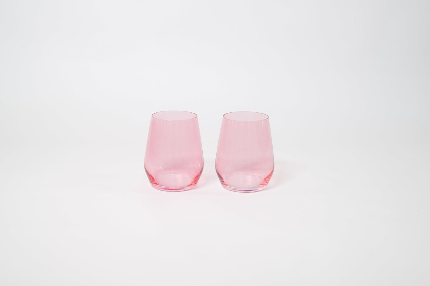 Bubblegum Pink - Stemless Colored Wine Glass