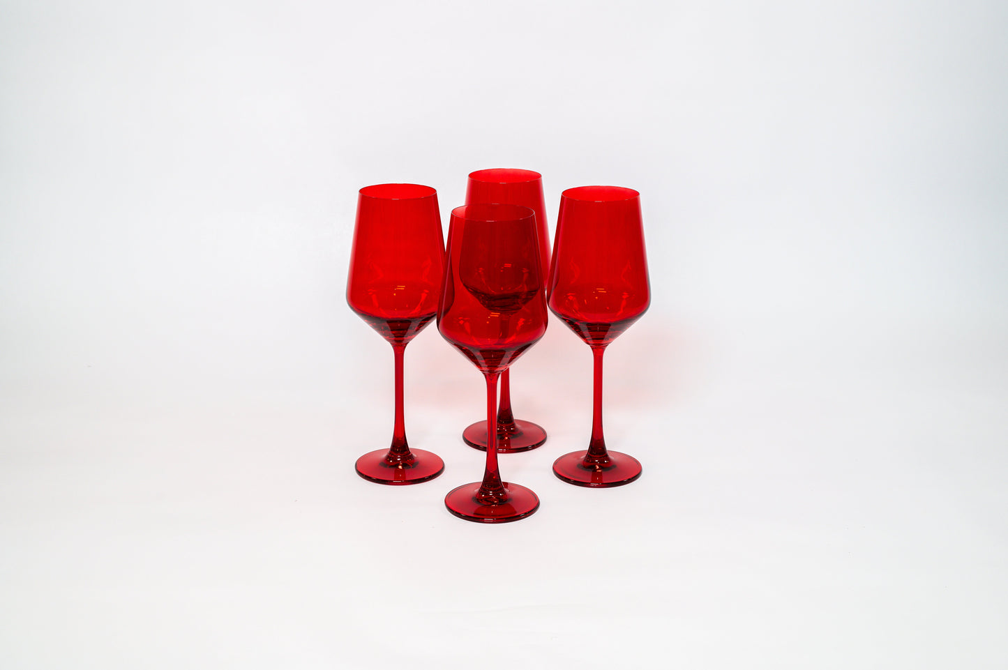 Cherry Red - Stemless Colored Wine Glass