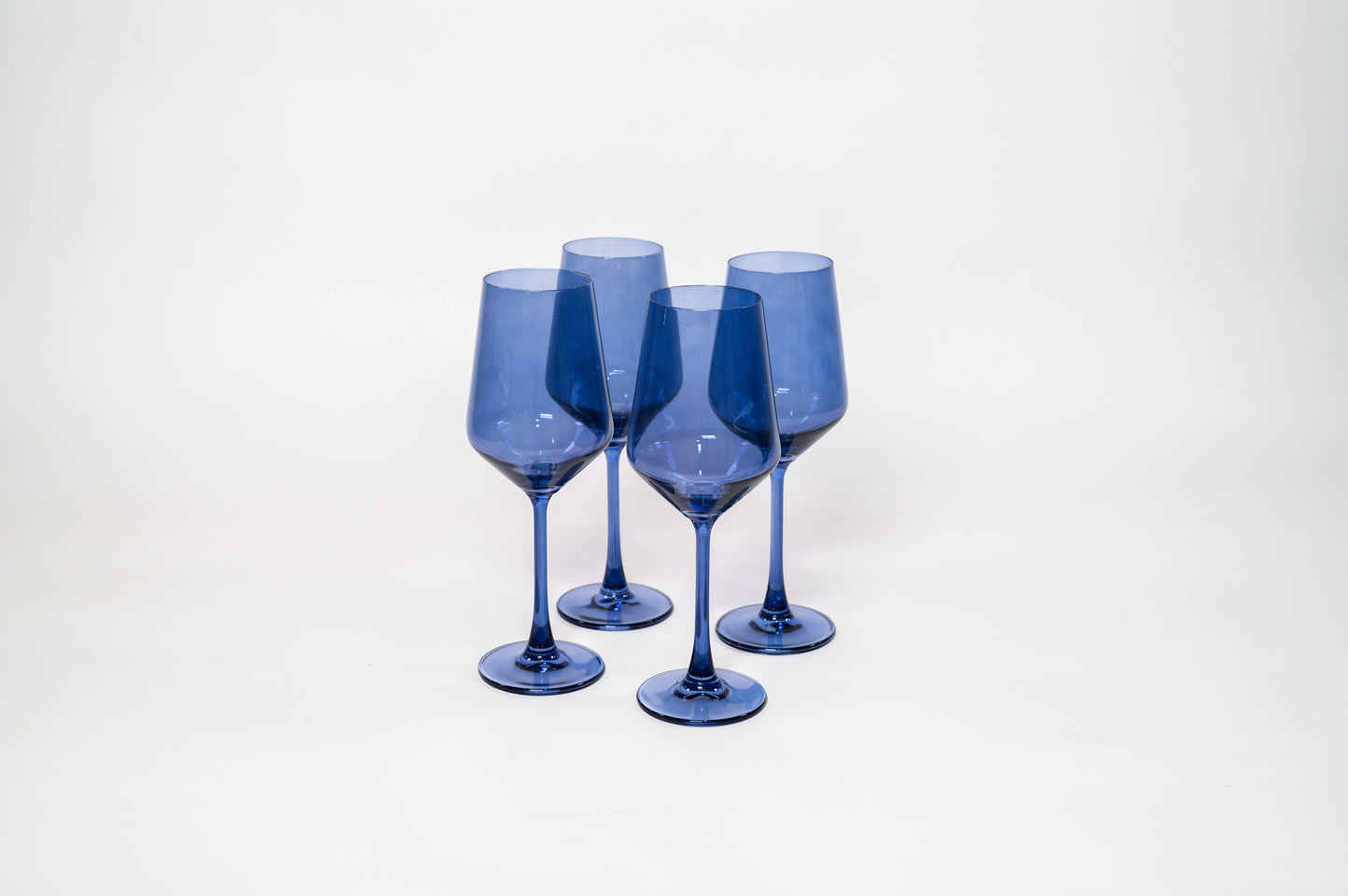Indigo-go - Stemless Colored Wine Glass