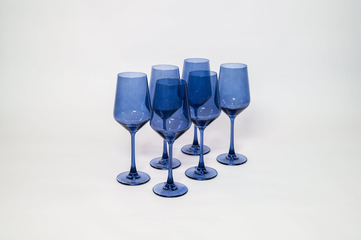 Indigo-go - Stemless Colored Wine Glass