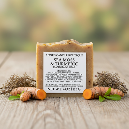 Sea Moss and Turmeric Soap
