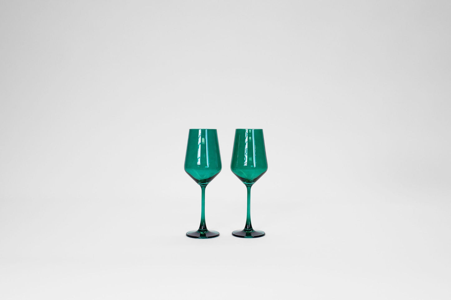 Emerald Green - Stemless Colored Wine Glass