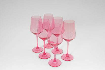 Bubblegum Pink - Stemless Colored Wine Glass