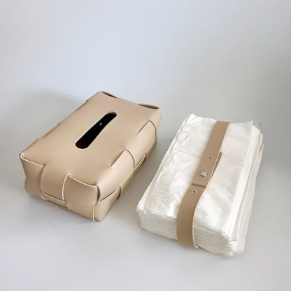 Checkerboard Woven Tissue Holder