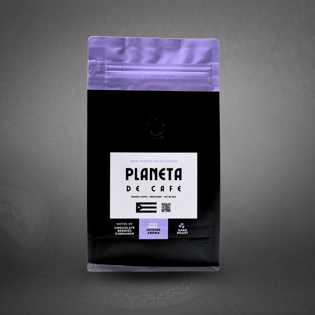 Puerto Rican Dark Roast Coffee - Ground (8 Oz)