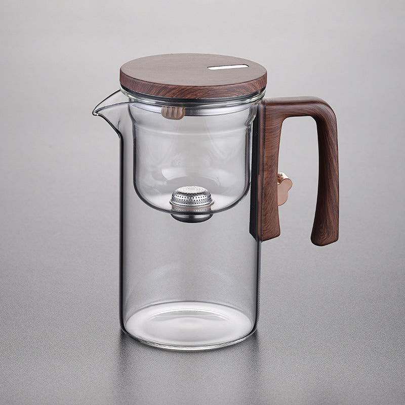 Glass Teapot with Magnetic Infuser Filter | Heat-Resistant Tea Brewing Set (520ml / 720ml)