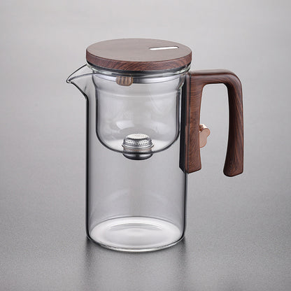 Glass Teapot with Magnetic Infuser Filter | Heat-Resistant Tea Brewing Set (520ml / 720ml)