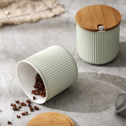 Nordic Ceramic Kitchen Storage Jar Set