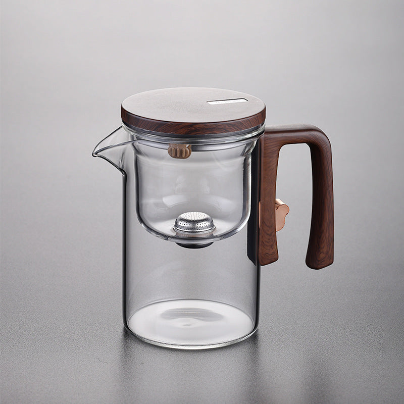 Glass Teapot with Magnetic Infuser Filter | Heat-Resistant Tea Brewing Set (520ml / 720ml)