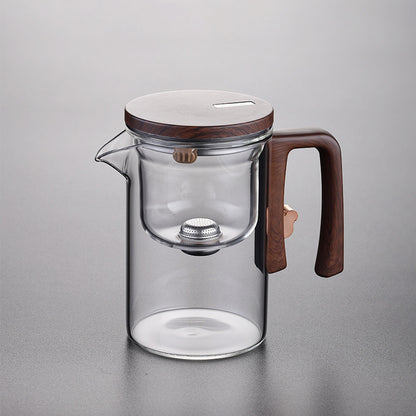 Glass Teapot with Magnetic Infuser Filter | Heat-Resistant Tea Brewing Set (520ml / 720ml)