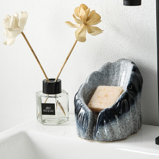 Minimalist Ceramic Drain Soap Holder