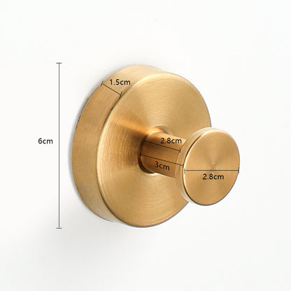 Stainless Steel Suction Cup Wall Hook | No-Drill Bathroom & Kitchen Organizer