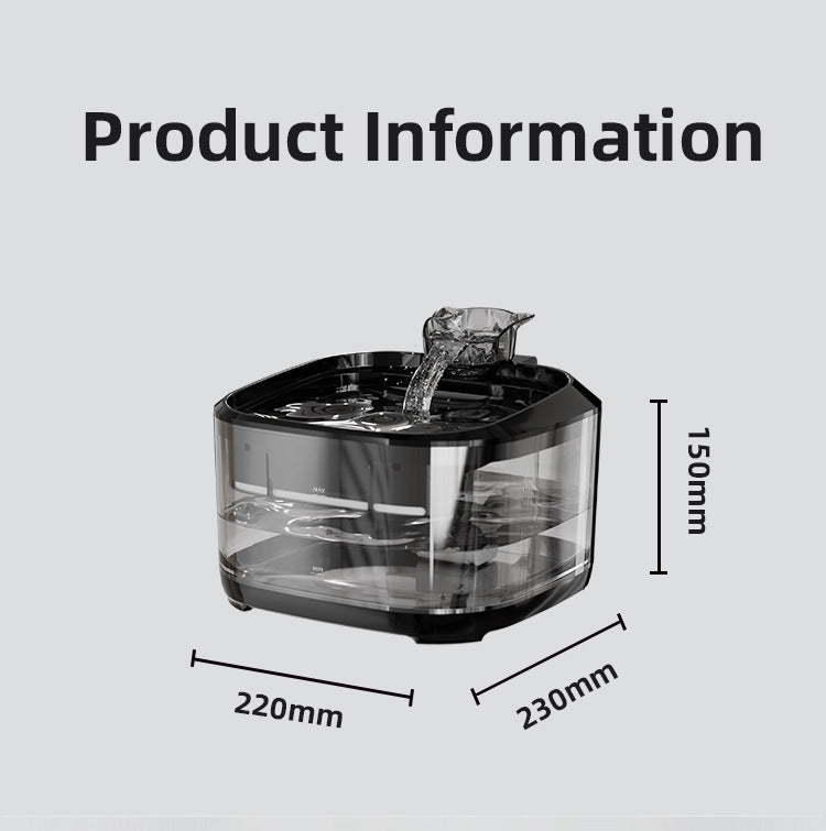 Automatic Pet Water Fountain with Filtration