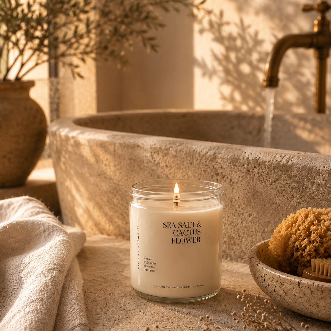 Sea Salt & Cactus Flower Candle